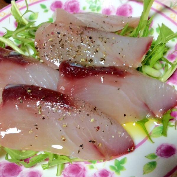 ハマチのお刺身でカルパッチョ風 レシピ 作り方 By やなママ 楽天レシピ ハマチのお刺身でカルパッチョ風 レシピ 作り方 By やなママ 楽天レシピ