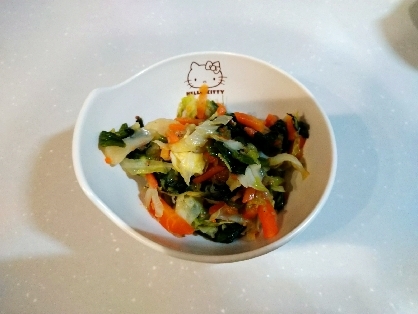 キャベツが余っていたのでキャベツで作りましたぁ～♪美味しかったですっ♪♪ご馳走様でしたぁ～♪♪(⁠人⁠ ⁠•͈⁠ᴗ⁠•͈⁠)