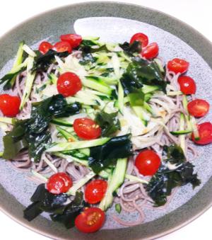 ダイエットに さっぱり蕎麦サラダ レシピ 作り方 By Avaco 楽天レシピ