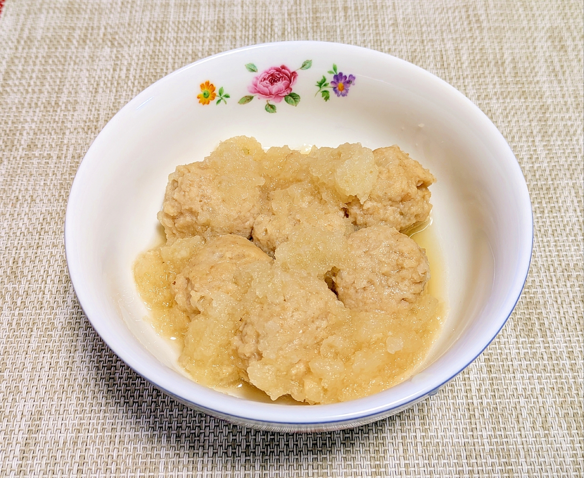 時短☆冷凍肉団子のおろし煮