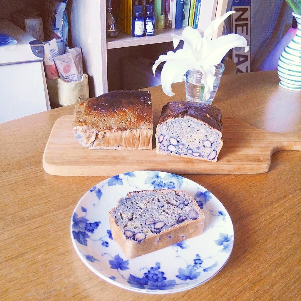 黒豆と柚子のパウンドケーキ