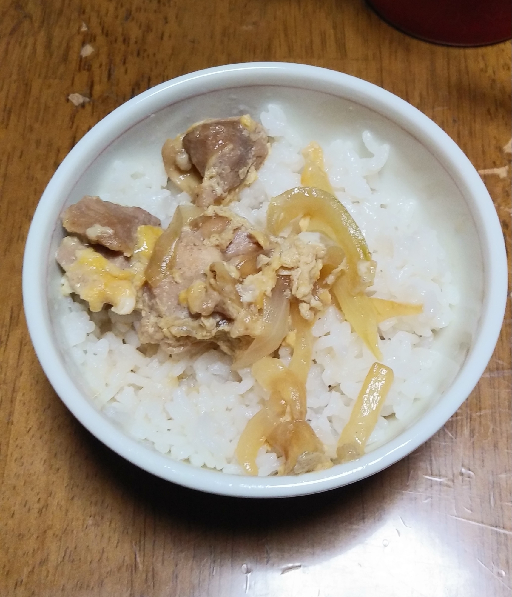 焼肉のタレ鶏丼