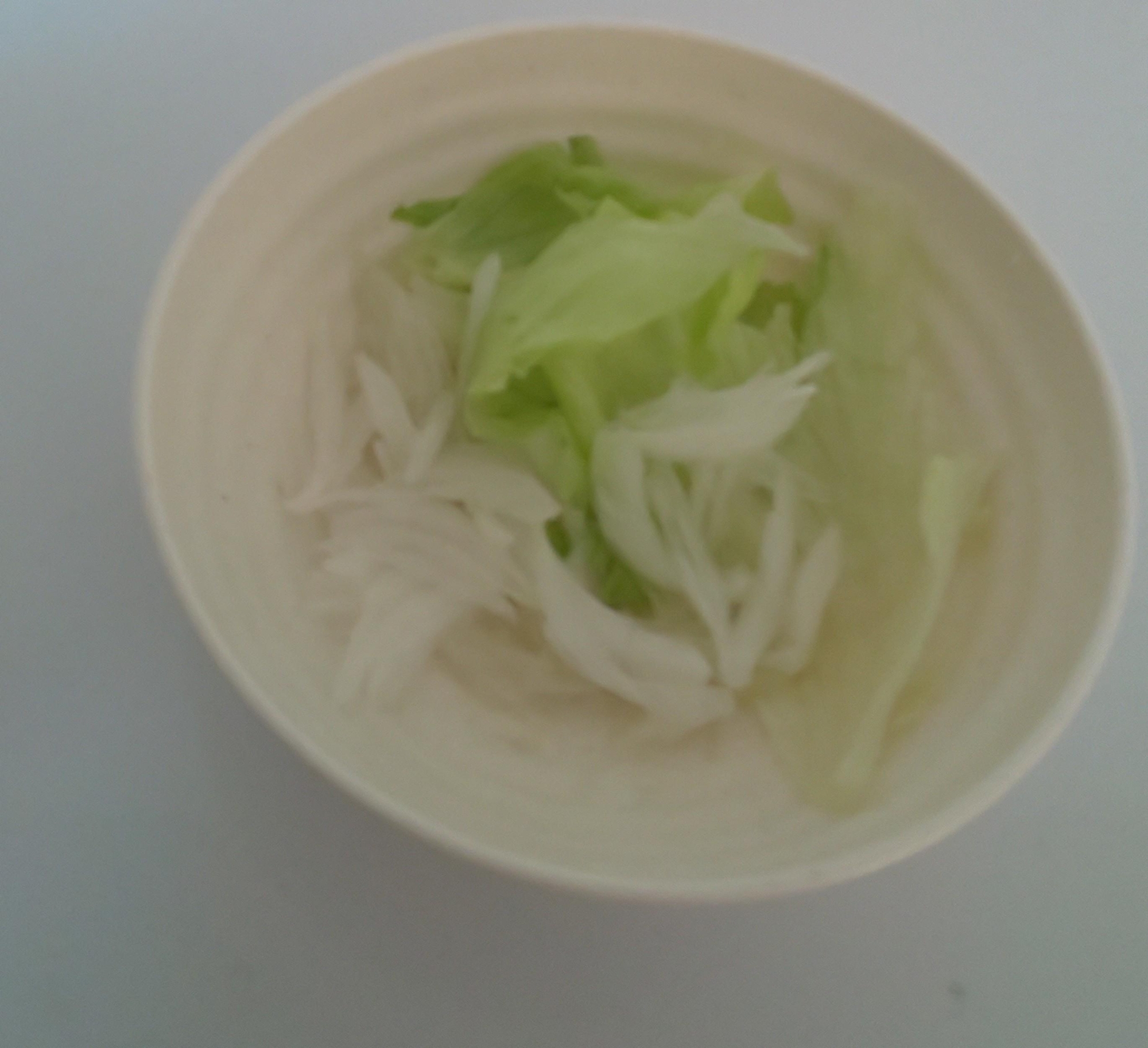レタスと新玉ねぎのサラダ
