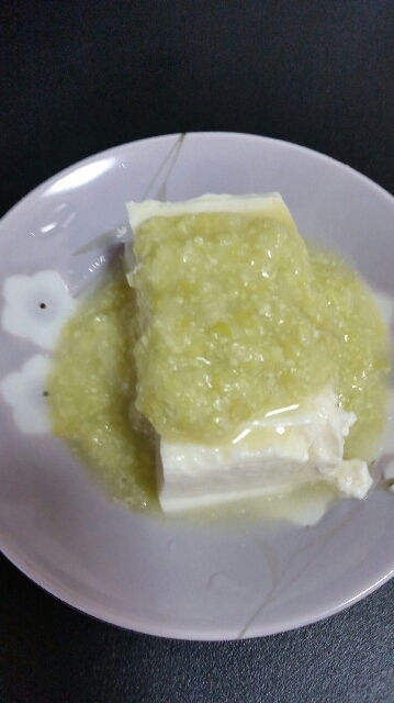 離乳食初期化 中期えだまめと白菜ソースのやっこ レシピ 作り方 By しぃ な 楽天レシピ