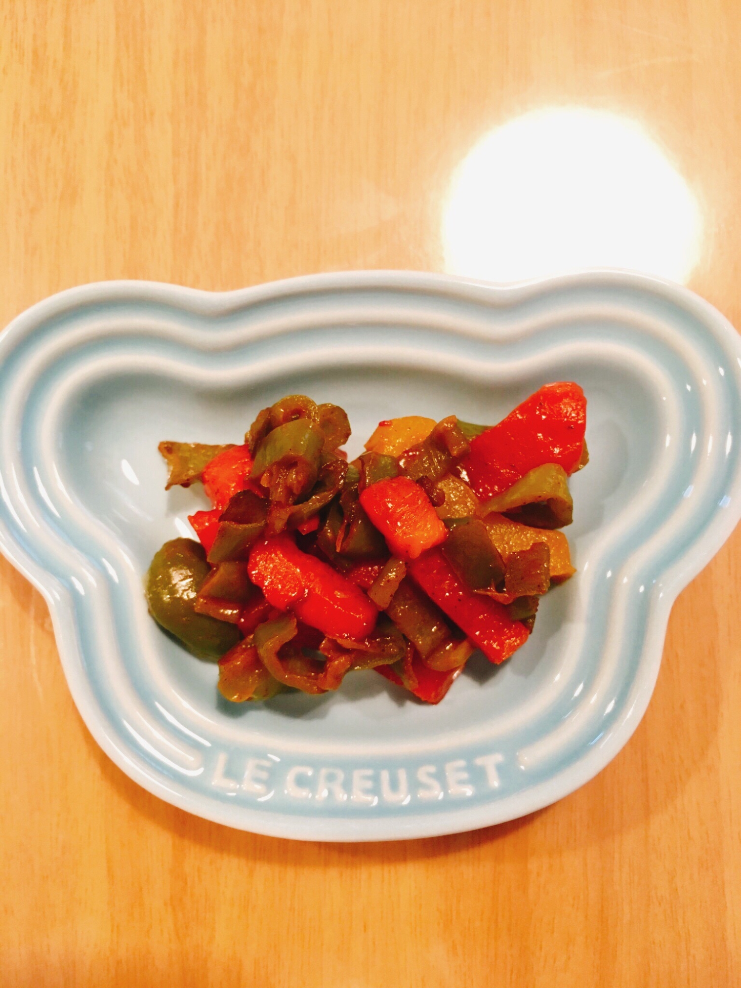 幼児食 3色ピーマンのケチャ炒め レシピ 作り方 By Uucha 楽天レシピ