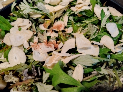水菜ナッツのサラダ˖✧˖°