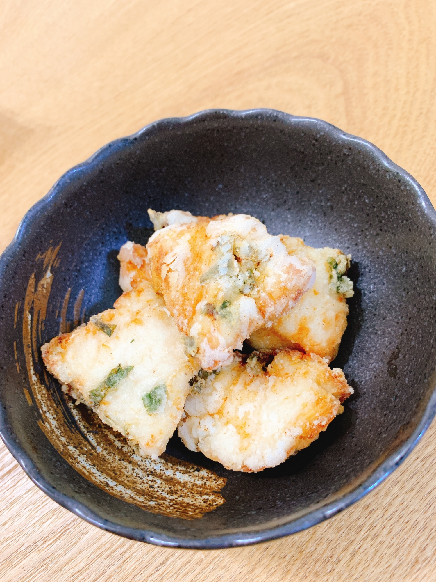 鶏むねと刻み大葉のあっさり唐揚げ レシピ 作り方 By はつたん 楽天レシピ