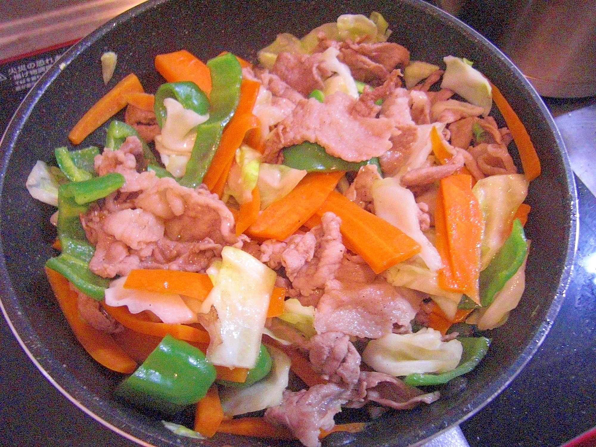 豚肉の中華風野菜炒め