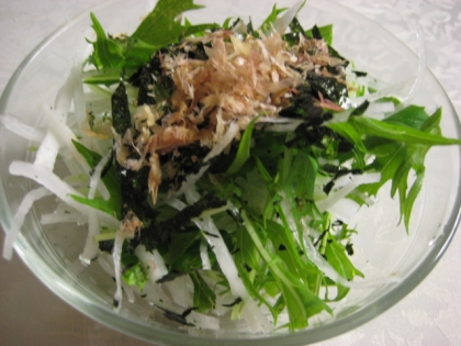 居酒屋風☆大根サラダ（梅ドレッシング）