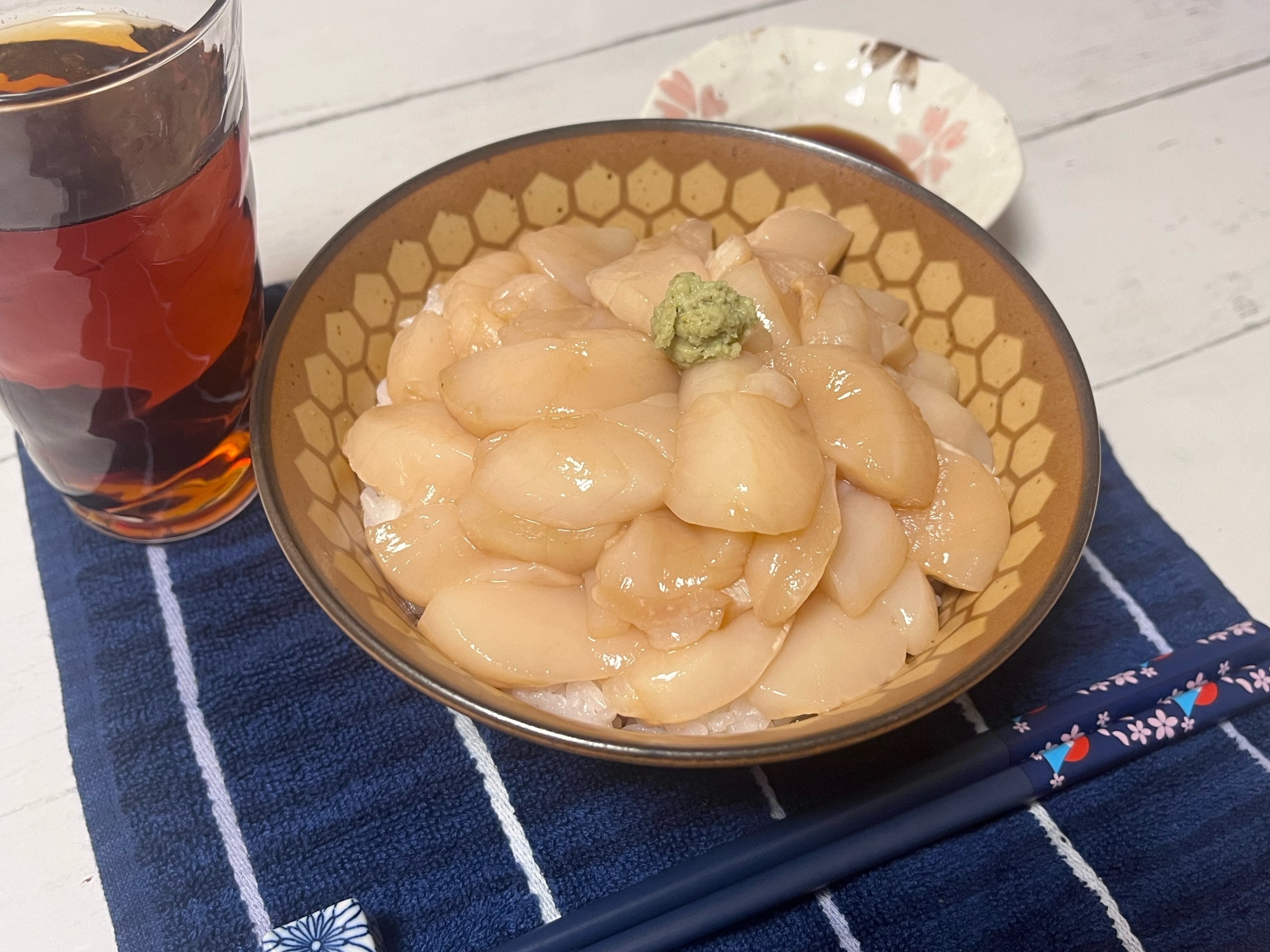 北海道産✯特大サイズのホタテの貝柱丼
