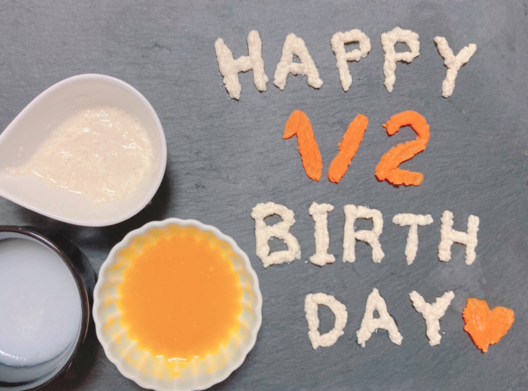 離乳食 ハーフバースデープレート 文字部分 レシピ 作り方 By Kmymy 楽天レシピ 離乳食 ハーフバースデープレート 文字部分 レシピ 作り方 By Kmymy 楽天レシピ