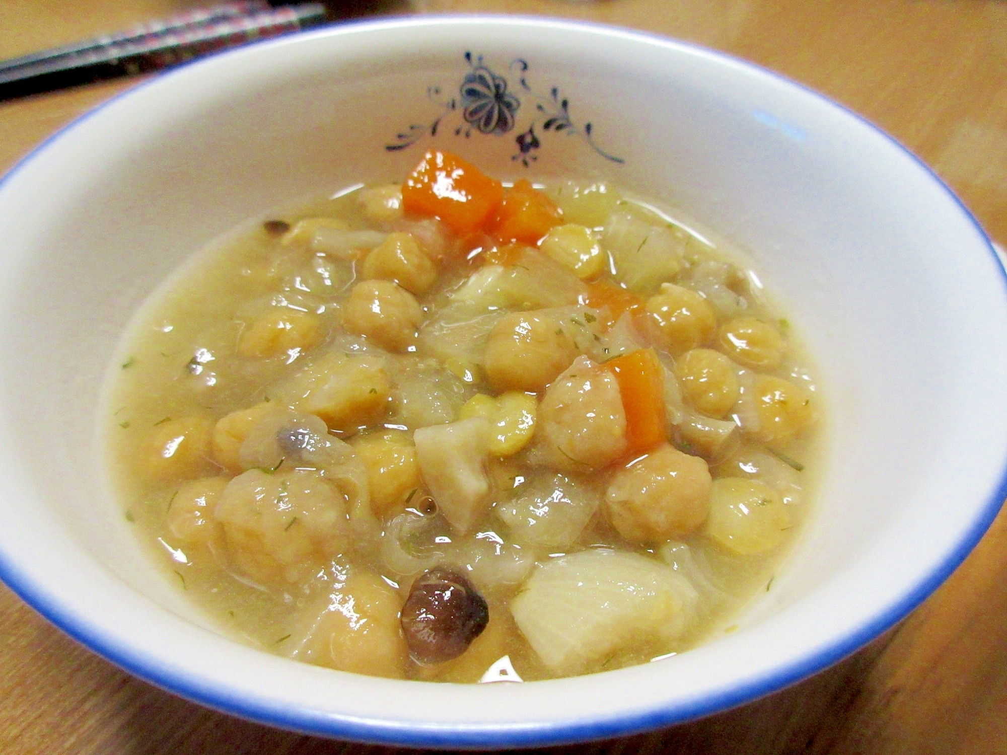 ひよこ豆のスープのレシピ