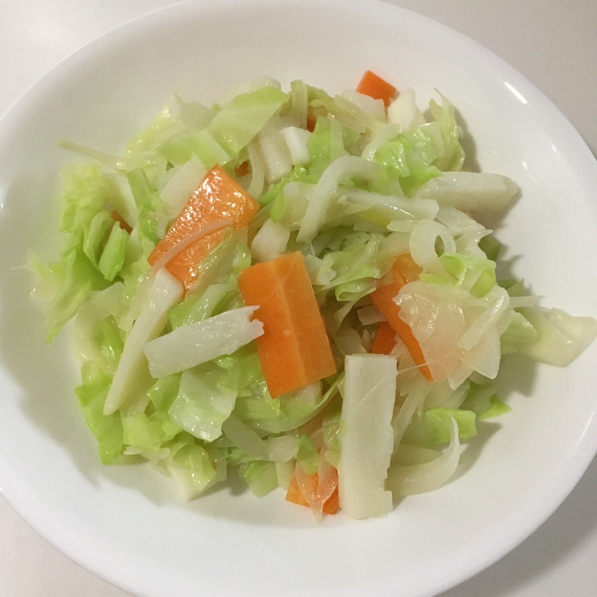 野菜炒め（塩胡椒）