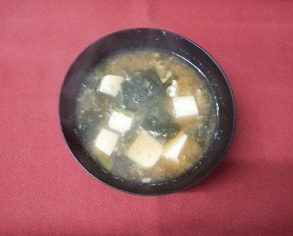 豆腐とピーマンのスープ
