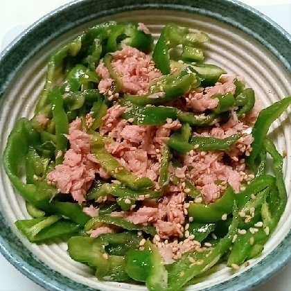 ★あともう一品★ピーマンとツナの和物
