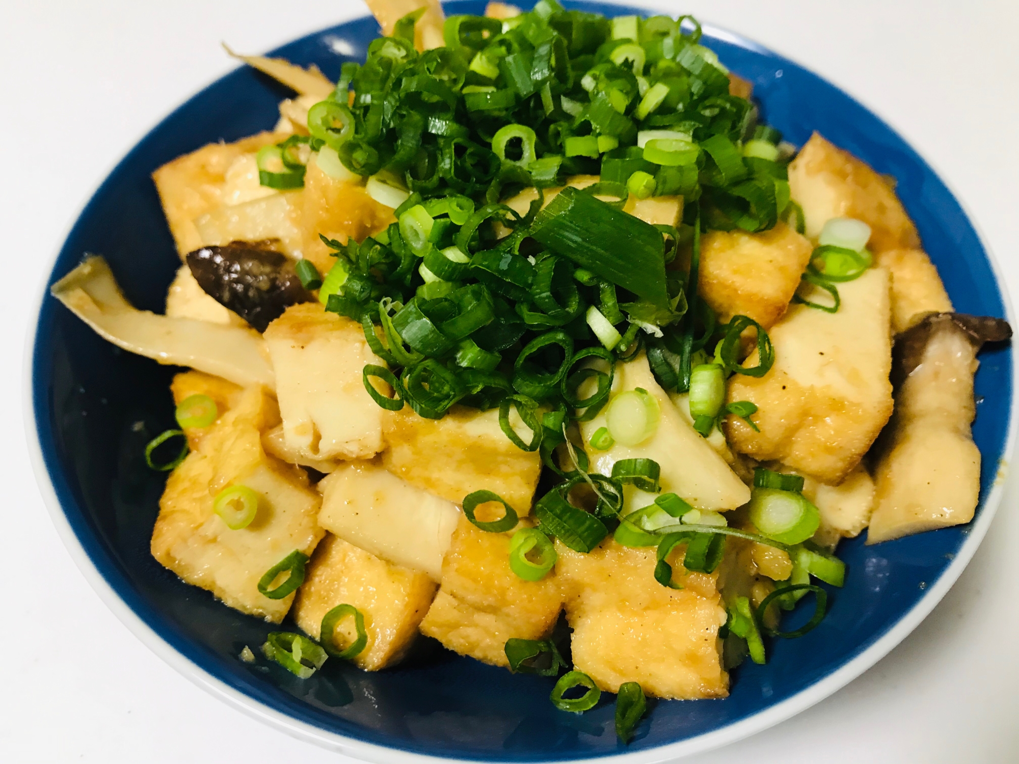 簡単副菜！エリンギと厚揚げの生姜炒め♫