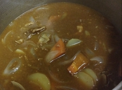 にんにくたっぷり☆豚ひき肉のカレー