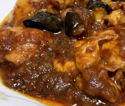 ◇なすと鶏のカレー