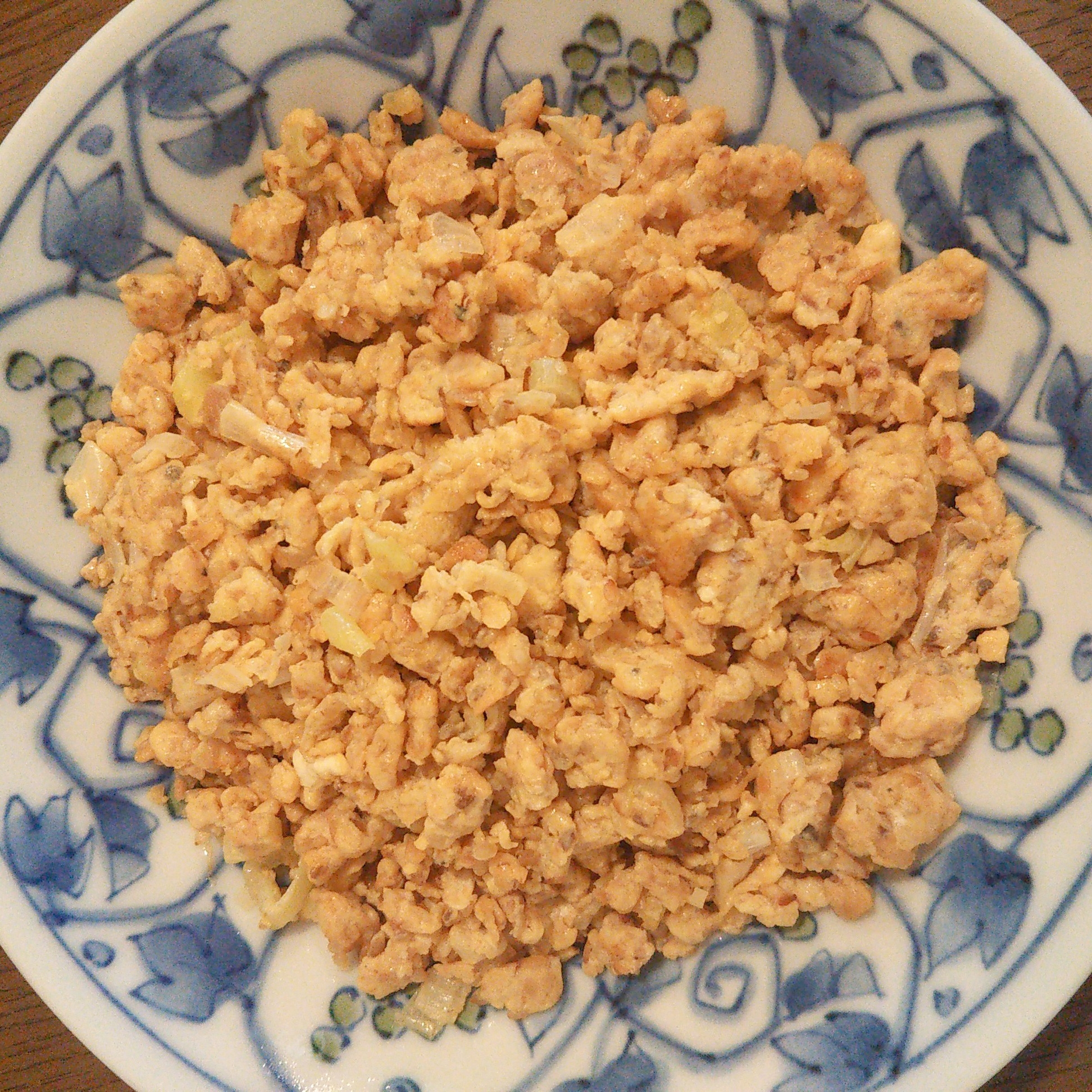いわしの味噌煮風の炒り卵