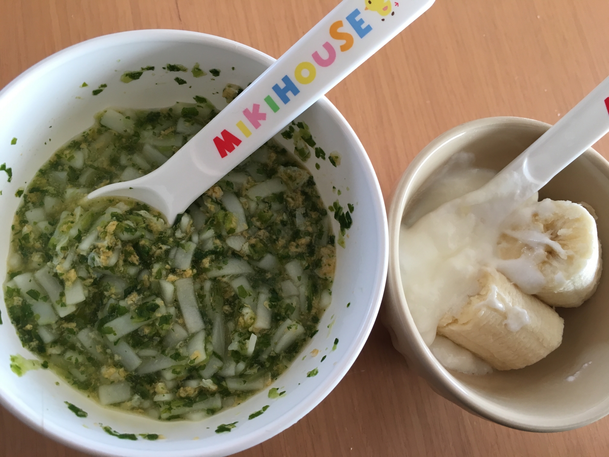 離乳食後期献立♩野菜たまごうどん♩