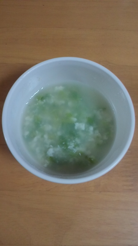 菜の花と豆腐のスープ☆離乳食