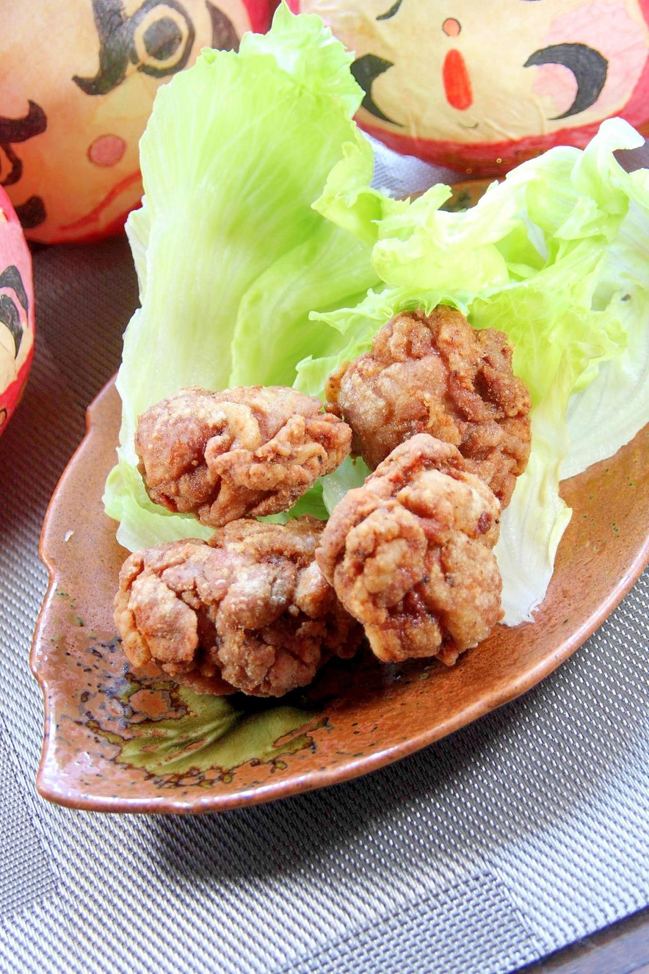 豚こま肉をギュッと『げんこつ唐揚げ』
