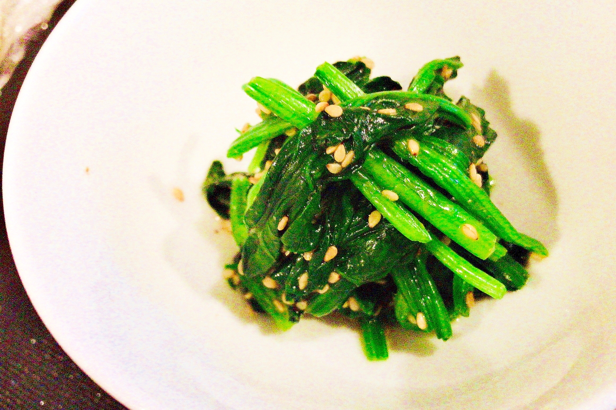 簡単!ほうれん草の胡麻和え!