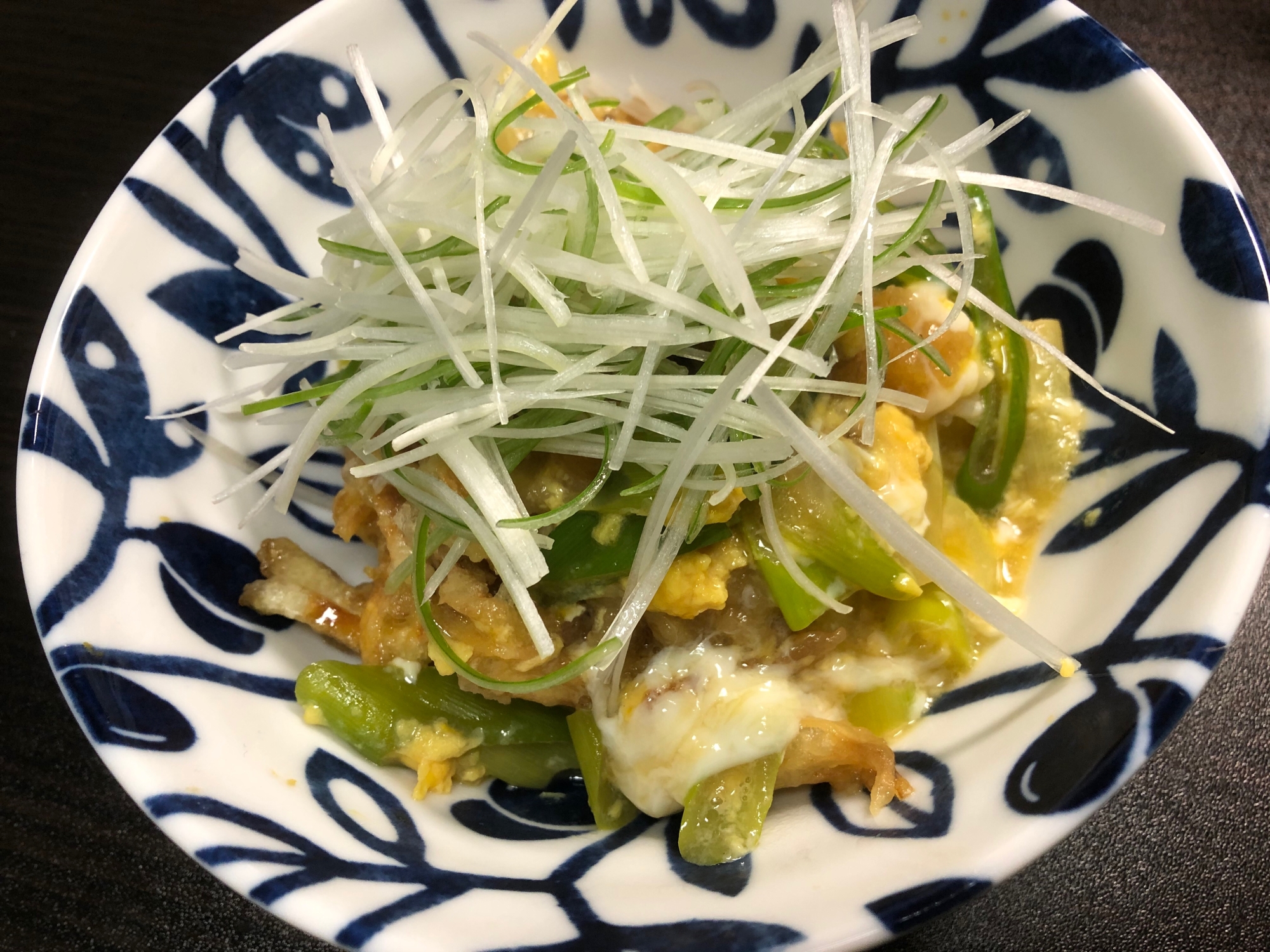 かき揚げリメイク！かき揚げ玉綴じ丼