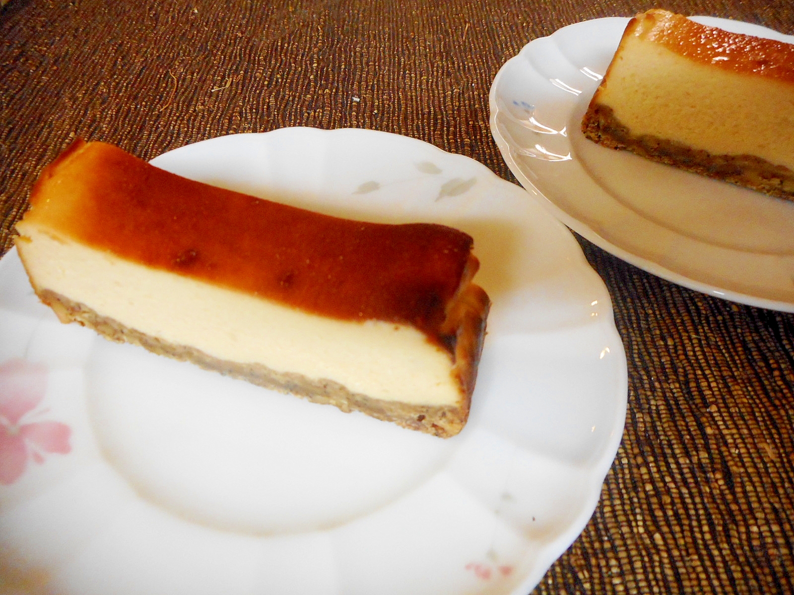 はちみつと紅茶のチーズケーキ