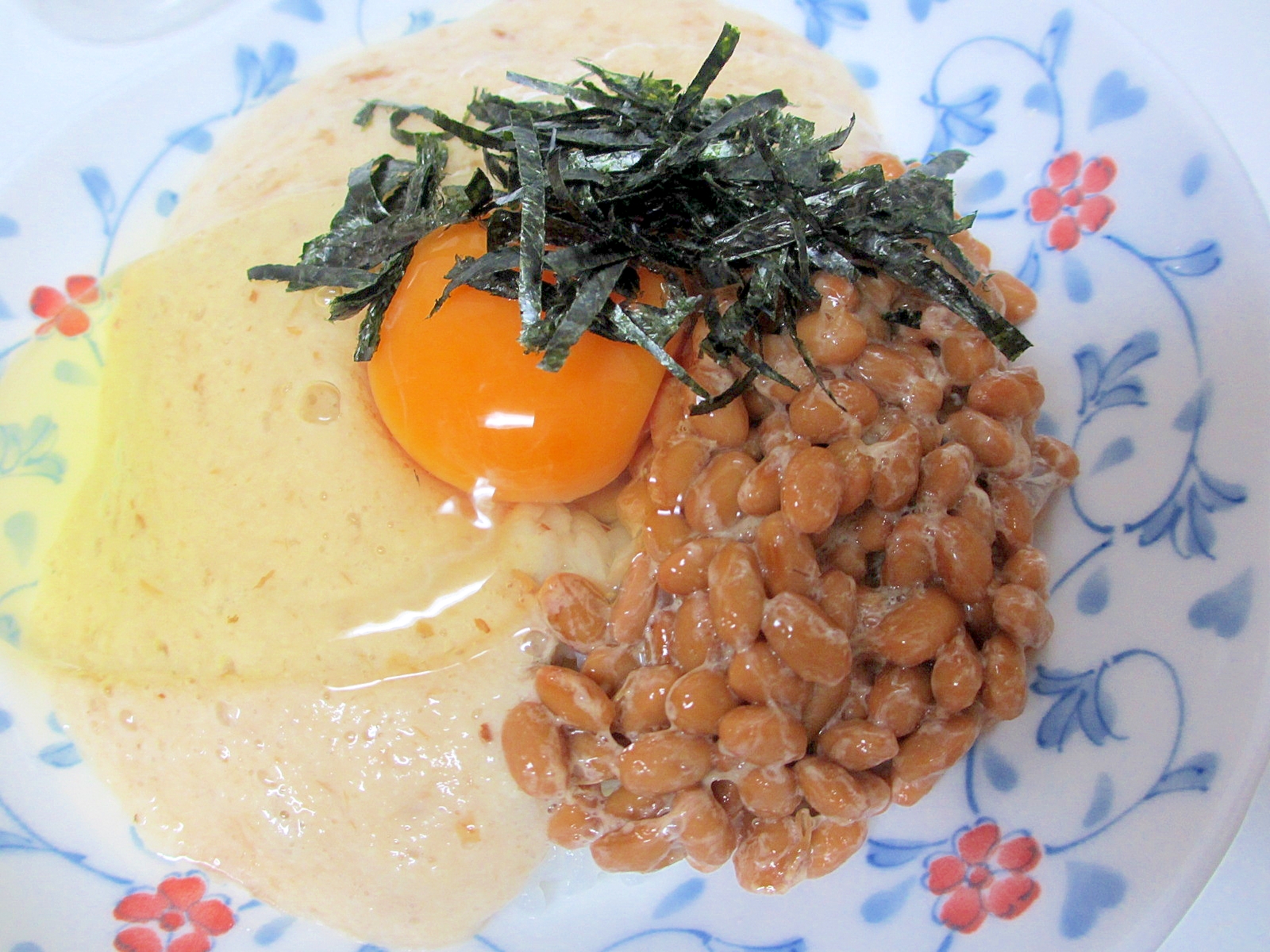 月見納豆とろろ丼