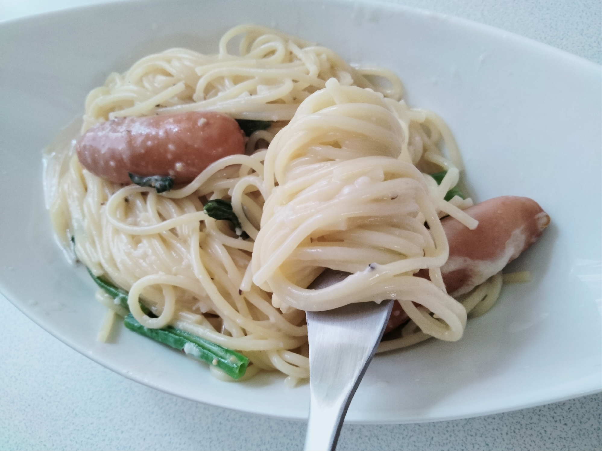 クリームパスタ〜ぱぱっと作る〜