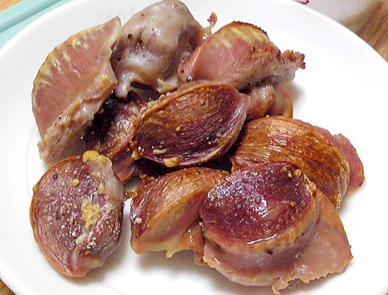 コリコリ歯ごたえ 砂肝の塩焼き レシピ 作り方 By デラみーやん 楽天レシピ