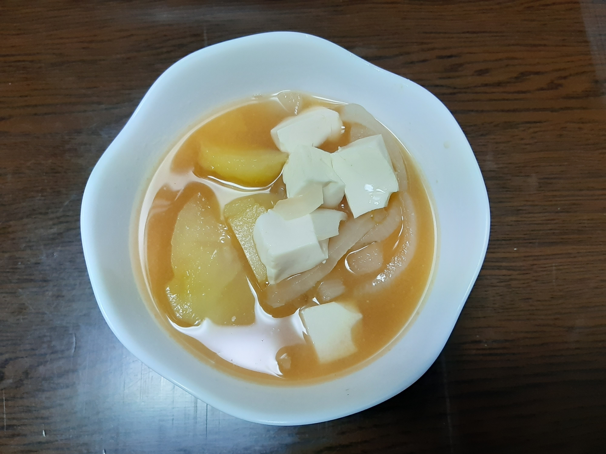 じゃがいもの味噌汁