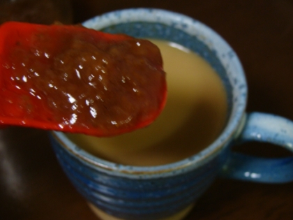 苺ホイップ♪練乳カフェオレ