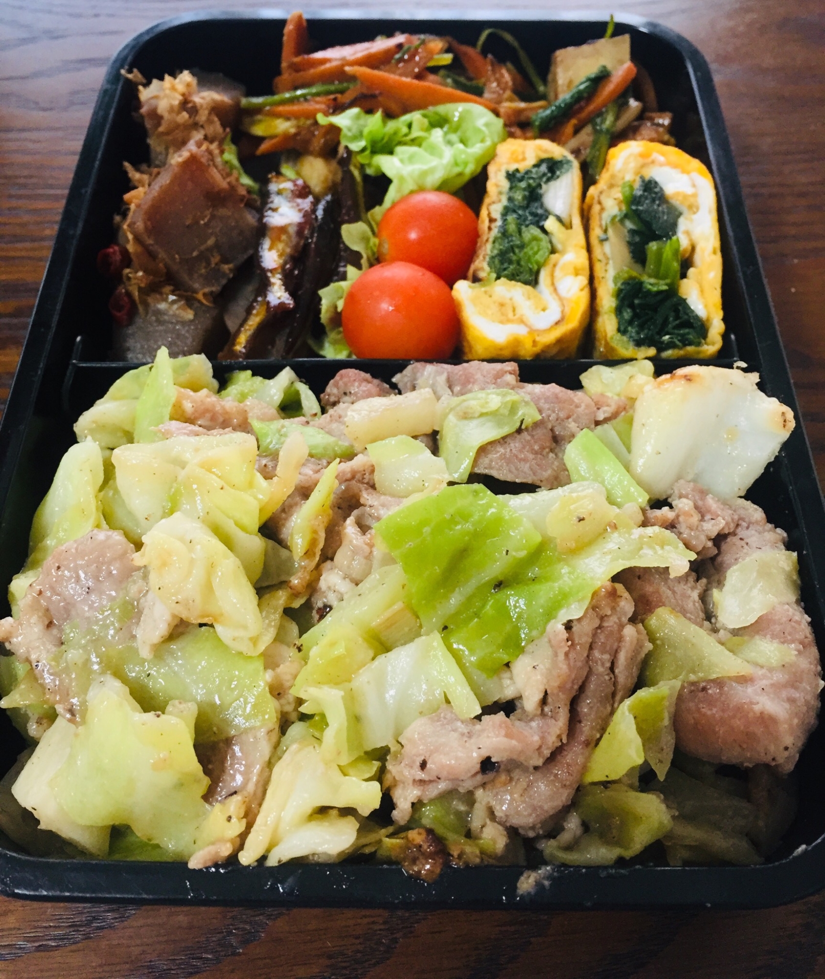 お弁当に！豚肉の塩麹炒め