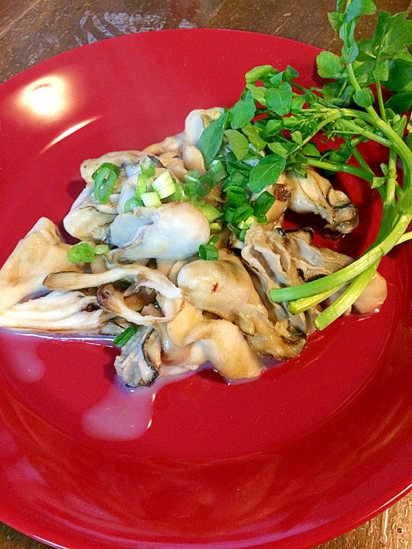 牡蠣と舞茸のソテー