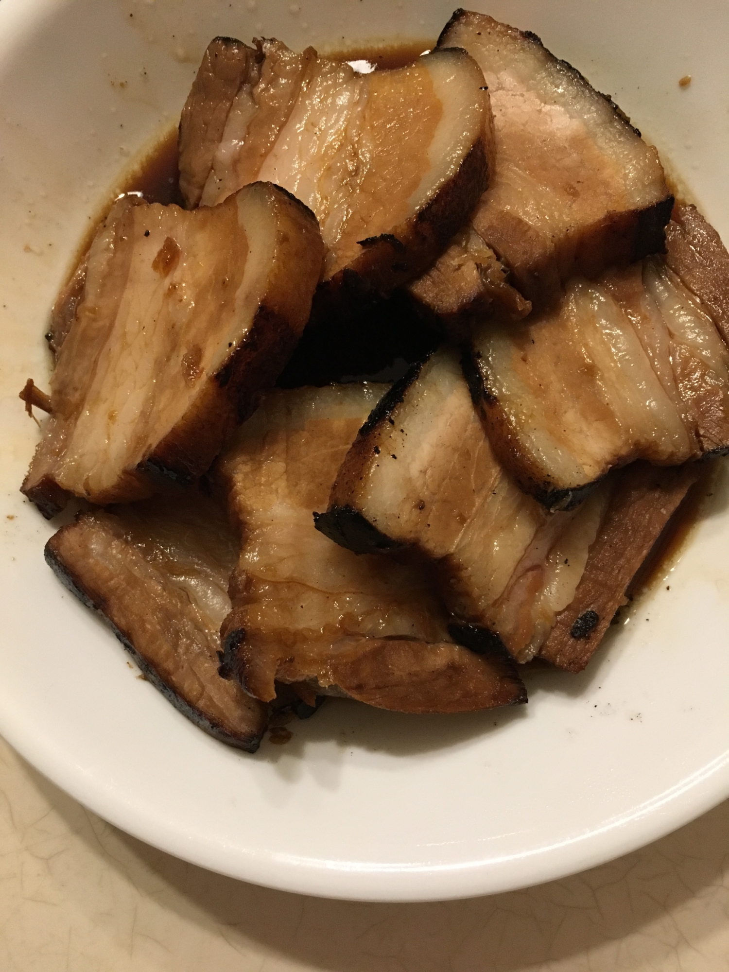 豚バラ肉のチャーシュー