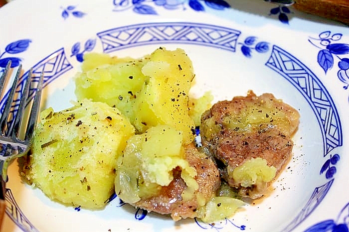 じゃが芋と仔羊のローズマリー風味