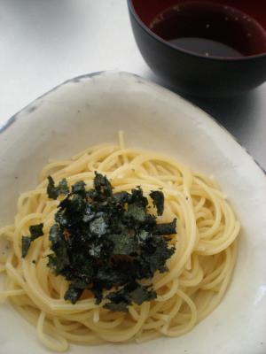 お箸で食べるパスタ☆ツルツルつけ麺スパ