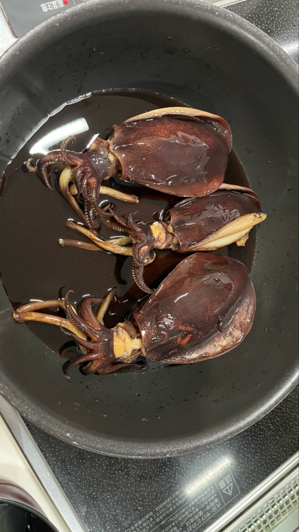 イカ丸ごと！下処理いらず♪