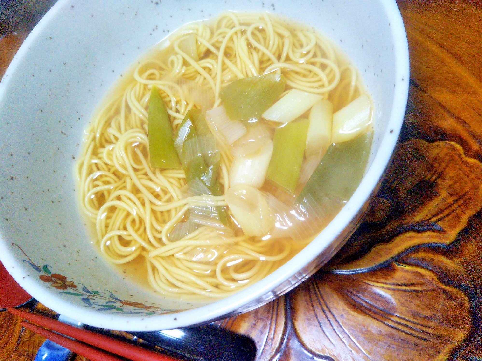 ネギだけ☆シンプルなラーメン