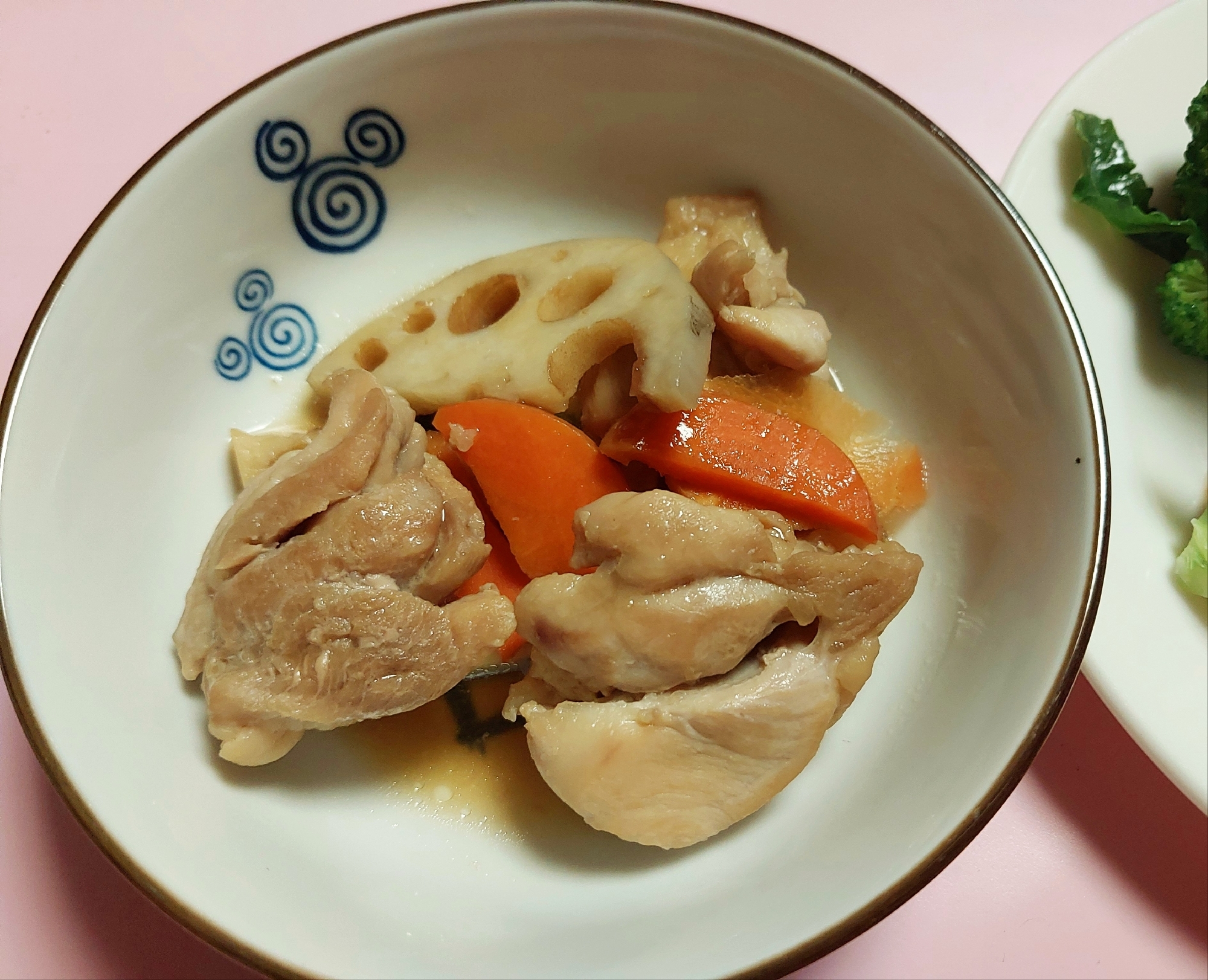 鶏肉とれんこんの煮物