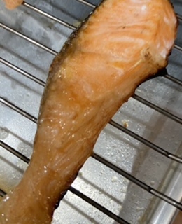 鮭の塩胡椒焼き
