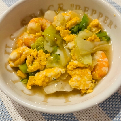 海老と卵の中華炒め＋＋