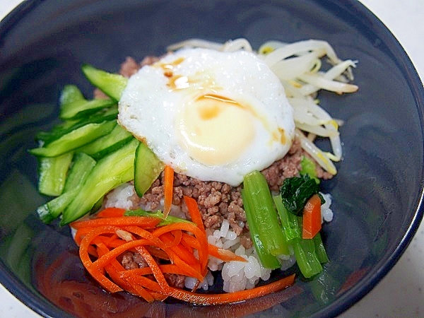 韓国風のっけ丼