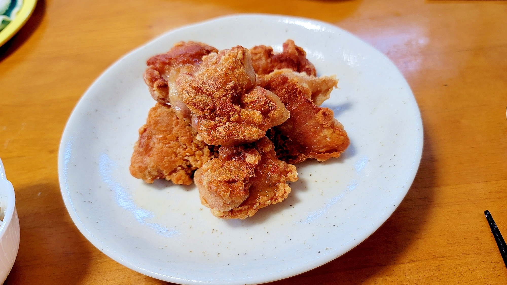 油大さじ３で作る鶏の唐揚げ