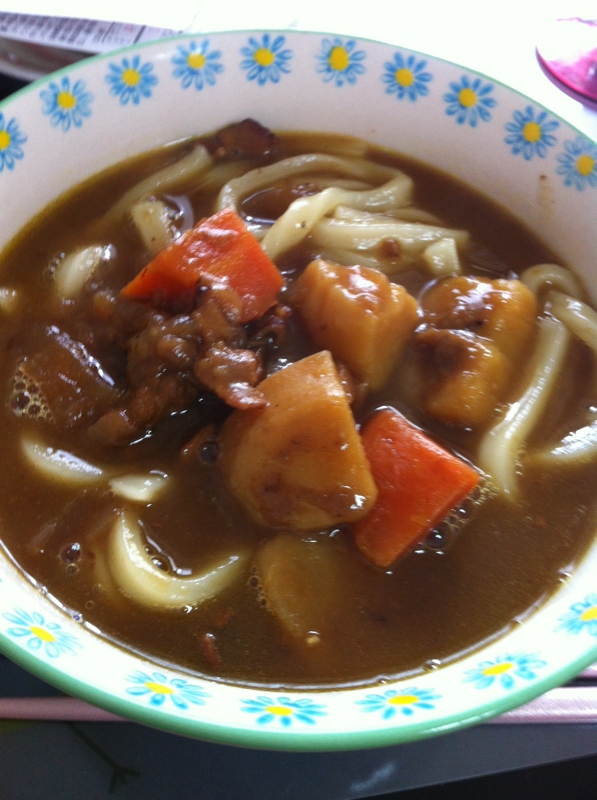 残ったカレーからカレーうどん