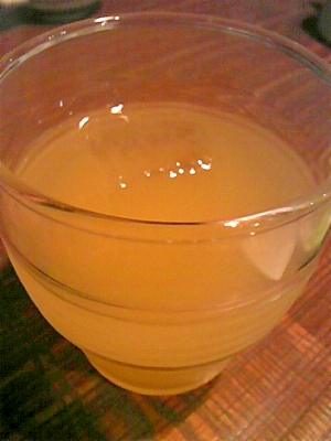柚子茶とグレープフルーツの甘酸っぱ～いジュース♪