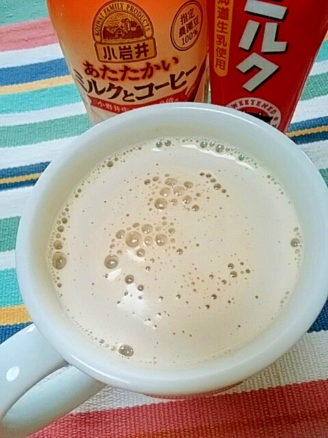 ホッと☆酒粕入りミルキーコーヒー♪