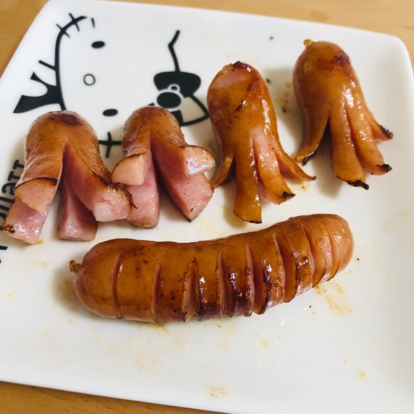 たこさんウインナー お花ウインナー飾り切りと焼き方 レシピ 作り方 By Ytom 楽天レシピ たこさんウインナー お花ウインナー飾り切りと焼き方 レシピ 作り方 By Ytom 楽天レシピ